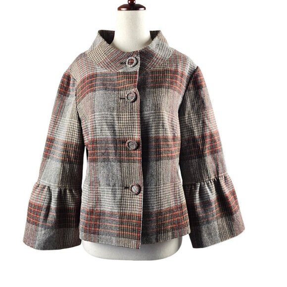 Live a Little Jackets & Blazers - Live a Little Jacket Womens Medium Plaid Preppy Autumn Wardrobe Essential Blazer